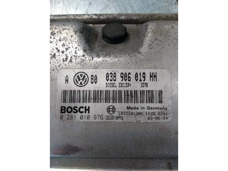 Recambio de centralita motor uce para volkswagen golf iv berlina (1j1) gti referencia OEM IAM 0281010976 038906019HH EDC15P