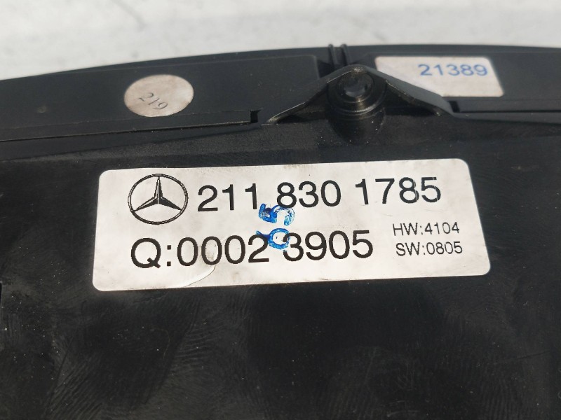 Recambio de mando calefaccion / aire acondicionado para mercedes vito caja cerrada 6.03  2.1 cdi referencia OEM IAM 2118301785 Q