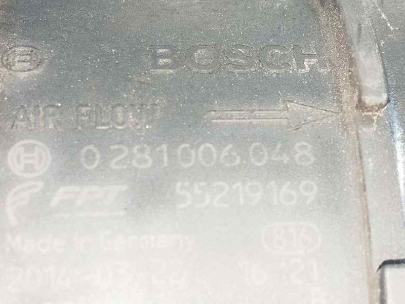 Recambio de caudalimetro para fiat ducato caja cerrada 35 (06.2006 =>) l1h1 160 multijet power referencia OEM IAM 0281006048 552