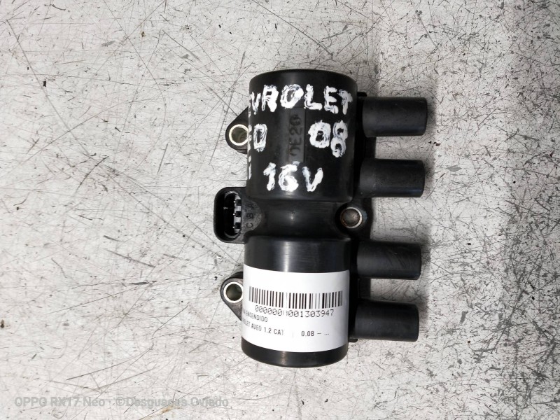 Recambio de bobina encendido para chevrolet aveo 1.2 cat referencia OEM IAM   
