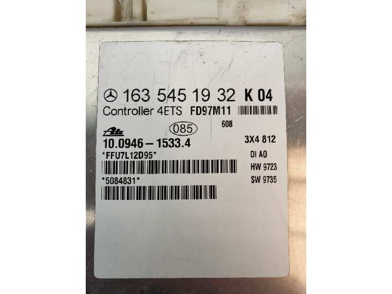 Recambio de centralita abs para mercedes clase m (w163) 320 (163.154) referencia OEM IAM 10094615334 1635451932 