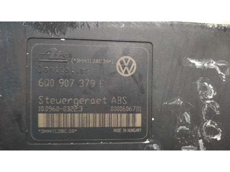 Recambio de abs para volkswagen polo (9n1) 1.9 tdi referencia OEM IAM 10096003223 10020600214 00006067D1 6Q0907379E 6Q0614117C