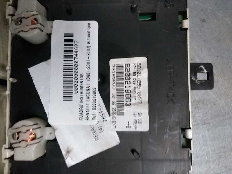 Recambio de cuadro instrumentos para renault laguna ii (bg0) authentique referencia OEM IAM 8200218863 501018550077 