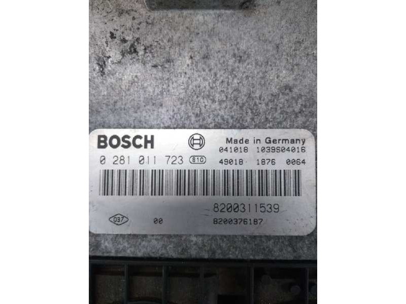 Recambio de centralita motor uce para renault laguna ii (bg0) dynamique referencia OEM IAM 0281011723 8200311539 8200376187