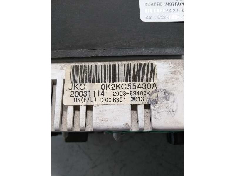 Recambio de cuadro instrumentos para kia carens 2.0 crdi ex monovolumen referencia OEM IAM 0K2KC55430A JKC 200399400K