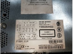 Recambio de sistema audio / radio cd para fiat punto (evo) (199) emotion referencia OEM IAM 7355354400   2