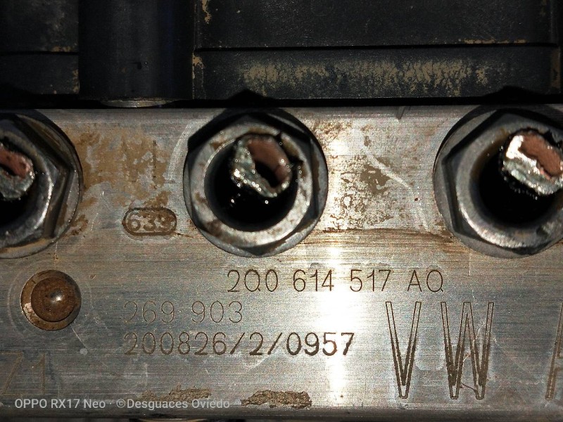 Recambio de abs para volkswagen t-cross advance referencia OEM IAM 2Q0614517AQ 2Q0614517M 0265294493