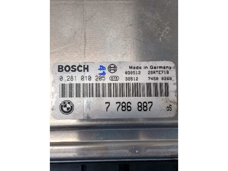 Recambio de centralita motor uce para bmw serie 3 touring (e46) 320d referencia OEM IAM 0281010205 7786887 