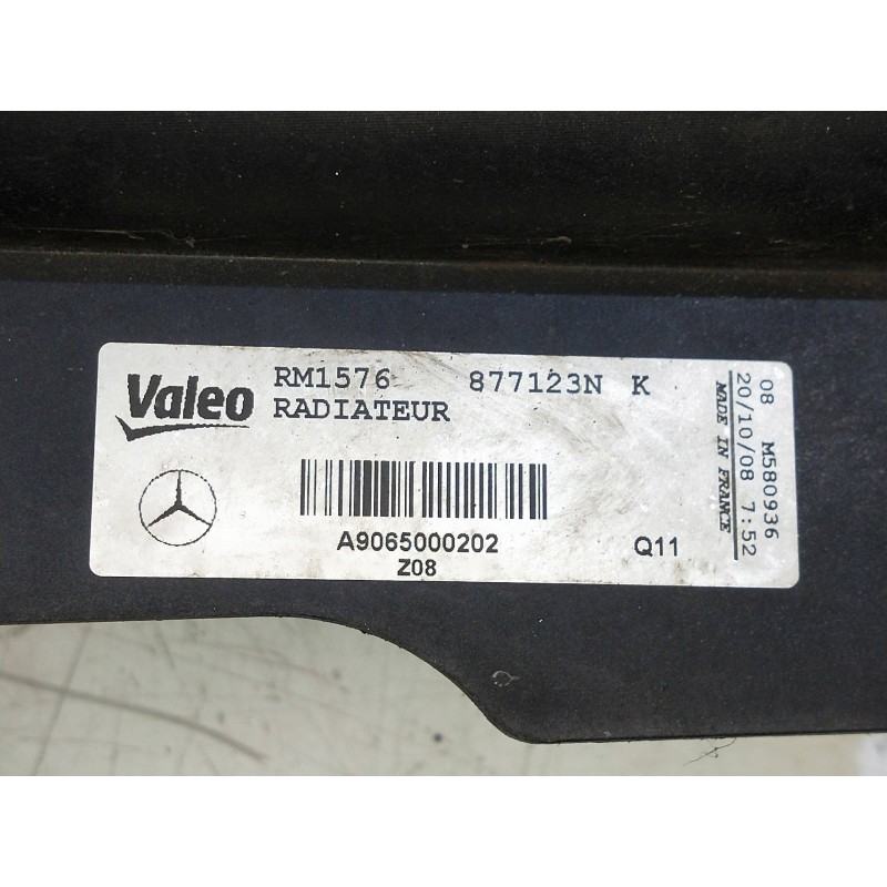 Recambio de radiador agua para mercedes sprinterii caja cerrada (desde 01.06) 210/213/216 cdi (906.611/613) referencia OEM IAM 9