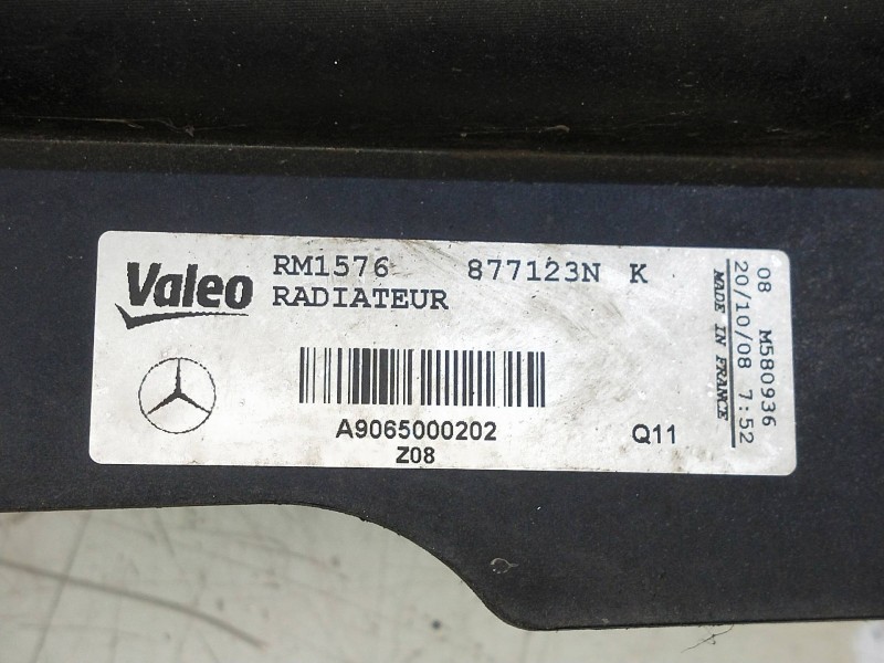 Recambio de radiador agua para mercedes sprinterii caja cerrada (desde 01.06) 210/213/216 cdi (906.611/613) referencia OEM IAM 9