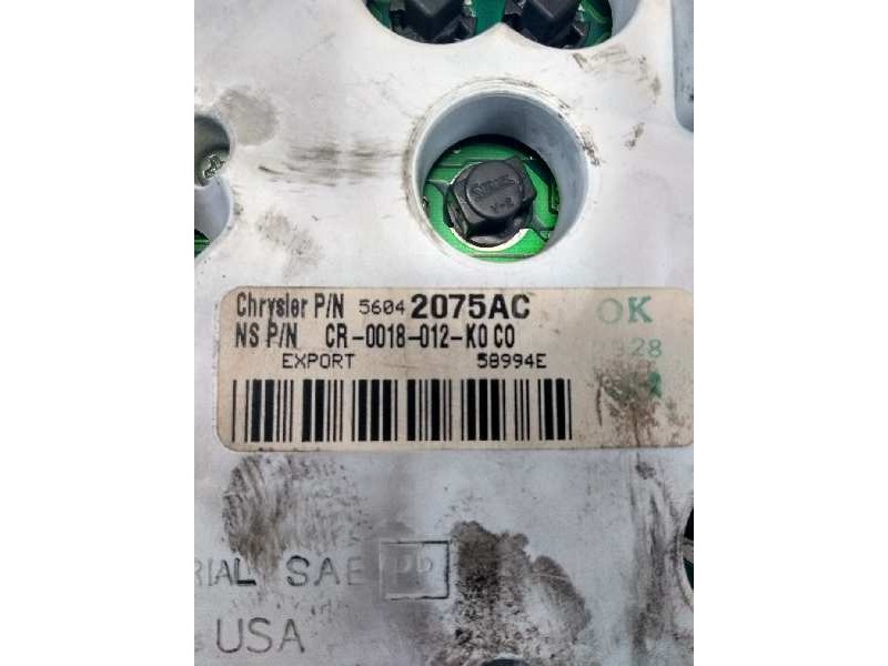 Recambio de cuadro instrumentos para jeep gr.cherokee (wj/wg) 4.0 limited referencia OEM IAM 56042075AC 58994E CR0018012K0C0