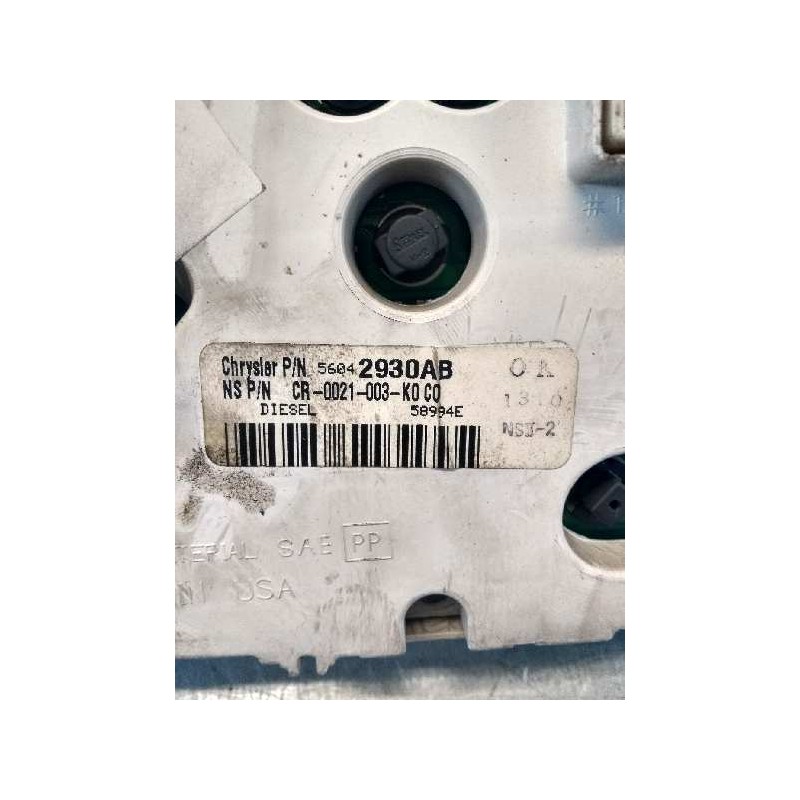Recambio de cuadro instrumentos para jeep gr.cherokee (wj/wg) 3.1 td limited referencia OEM IAM 56042930AB 58994E CR0021003K0C0