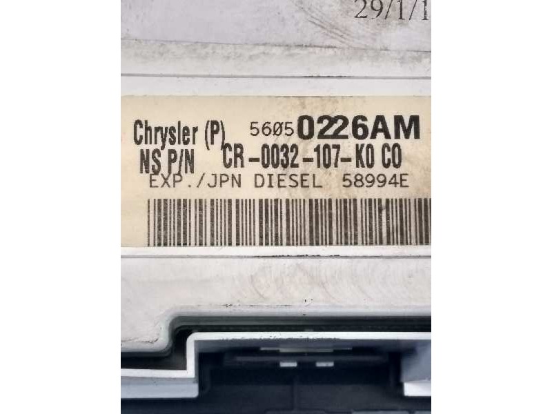 Recambio de cuadro instrumentos para jeep gr. cherokee (wh) 3.0 crd limited referencia OEM IAM 56050226AM 58994E CR0032107K0C0