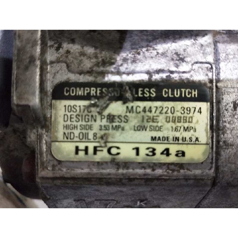 Recambio de compresor aire acondicionado para jeep cherokee (kj) 2.5 crd limited referencia OEM IAM 4472203974 10S17C 