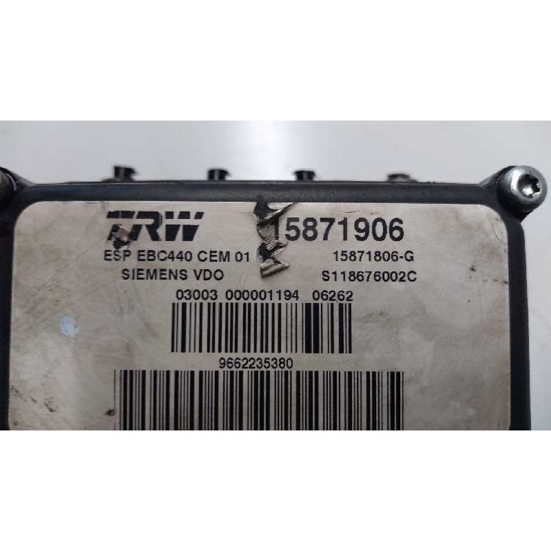 Recambio de abs para citroen c6 2.7 v6 hdi fap cat (uhz / dt17ted4) referencia OEM IAM 15871906 S118676002C 
