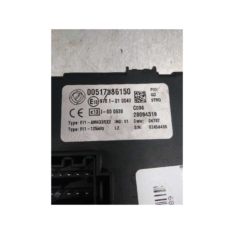 Recambio de caja reles / fusibles para fiat grande punto (199) 1.3 16v multijet dynamic (55kw) (01.2007) referencia OEM IAM 2809