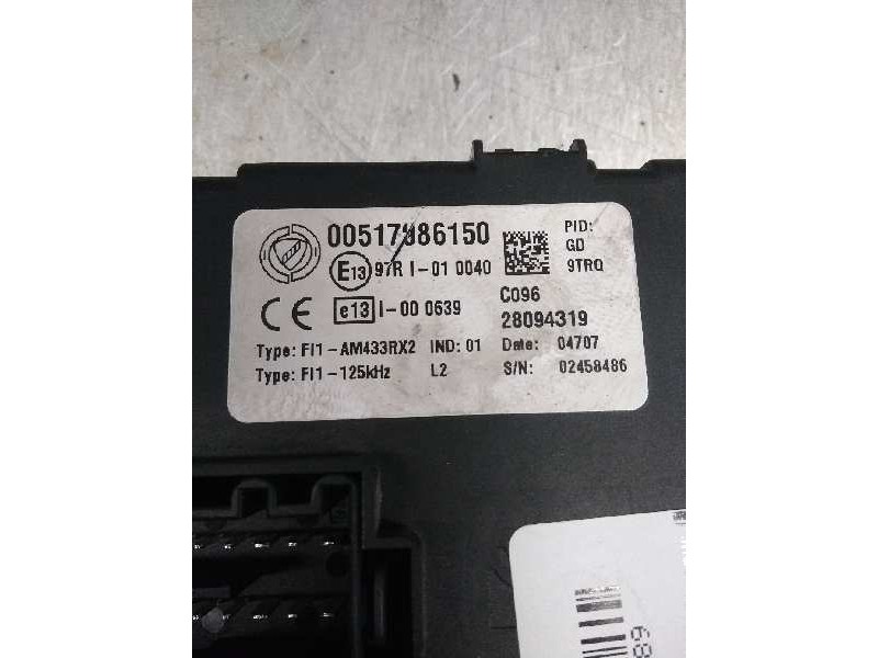 Recambio de caja reles / fusibles para fiat grande punto (199) 1.3 16v multijet dynamic (55kw) (01.2007) referencia OEM IAM 2809