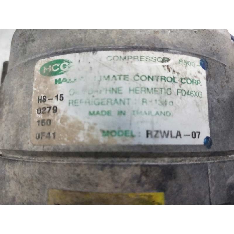 Recambio de compresor aire acondicionado para ford ranger (es) xl doble cabina 4x4 referencia OEM IAM RZWLA07  