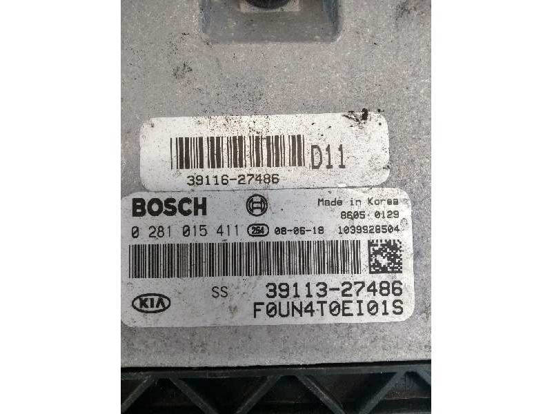 Recambio de centralita motor uce para kia carens (un) 2.0 crdi referencia OEM IAM 0281015411 3911327486 3911627486 D11