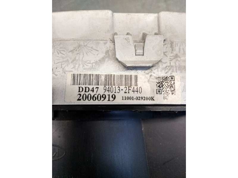 Recambio de cuadro instrumentos para kia cerato 1.6 crdi referencia OEM IAM 940132F440 DD47 11001029200K