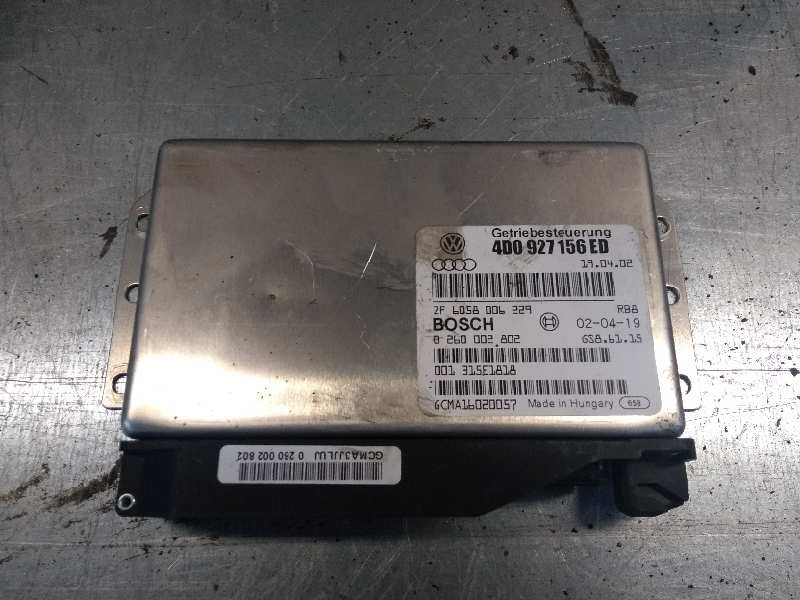 Recambio de centralita cambio automatico para audi a8 (d2) 2.5 tdi referencia OEM IAM 4D0927156ED 0260002802 