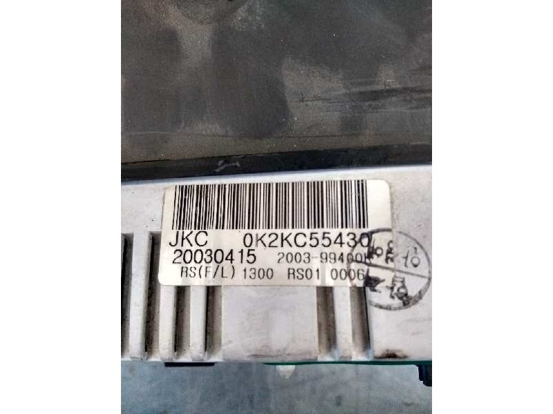 Recambio de cuadro instrumentos para kia carens 2.0 turbodiesel cat referencia OEM IAM 0K2KC55430 JKC 200399400K
