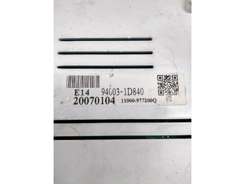 Recambio de cuadro instrumentos para kia carens (un) 2.0 crdi referencia OEM IAM 940031D840 E14 11000977200Q
