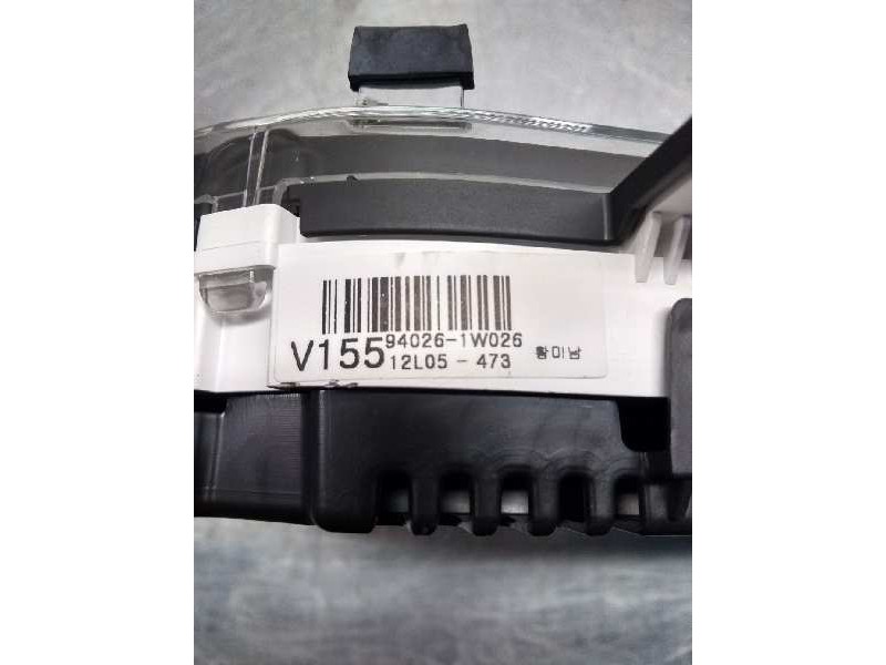 Recambio de cuadro instrumentos para kia rio 1.2 cat referencia OEM IAM 940261W026 12L05473 V155
