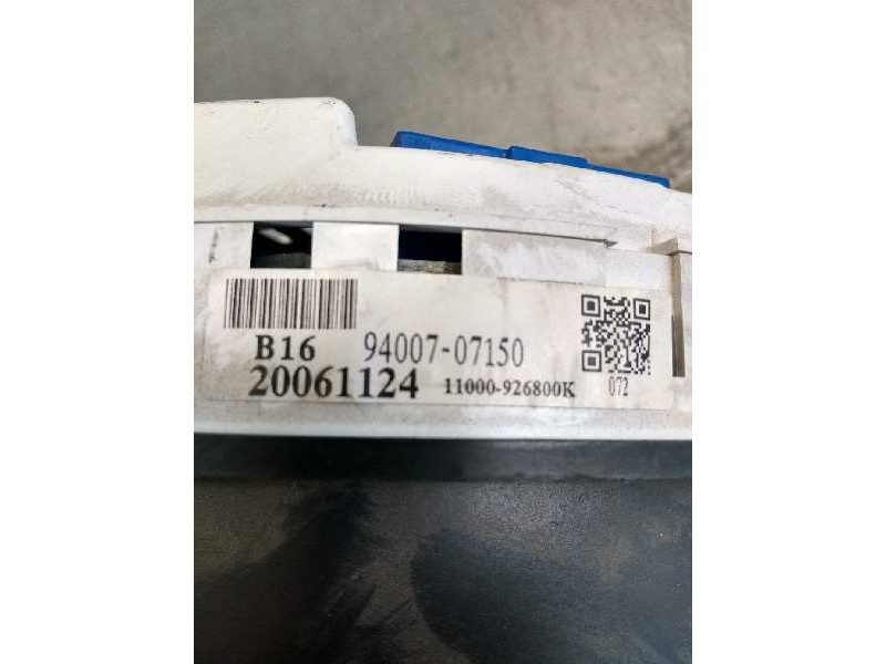 Recambio de cuadro instrumentos para kia picanto 1.1 ex referencia OEM IAM 9400707150 11000926800K B16