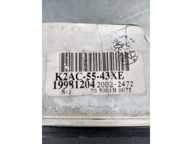 Recambio de cuadro instrumentos para kia shuma 1.5 cat referencia OEM IAM K2AC5543XE 20022472 5001B 