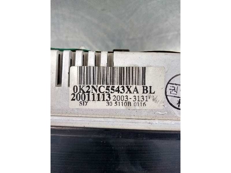Recambio de cuadro instrumentos para kia shuma ii 1.6 cat referencia OEM IAM 0K2NC5543XA 20033131 5110B BL