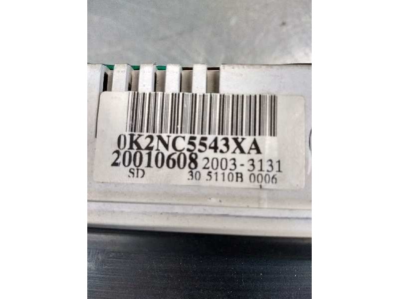 Recambio de cuadro instrumentos para kia shuma ii 1.6 cat referencia OEM IAM 0K2NC5543XA 20033131 5110B 