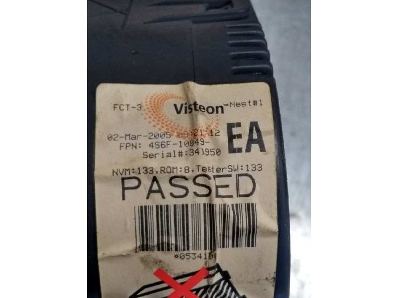 Recambio de cuadro instrumentos para ford fiesta (cbk) ambiente referencia OEM IAM 4S6F10849 EA 