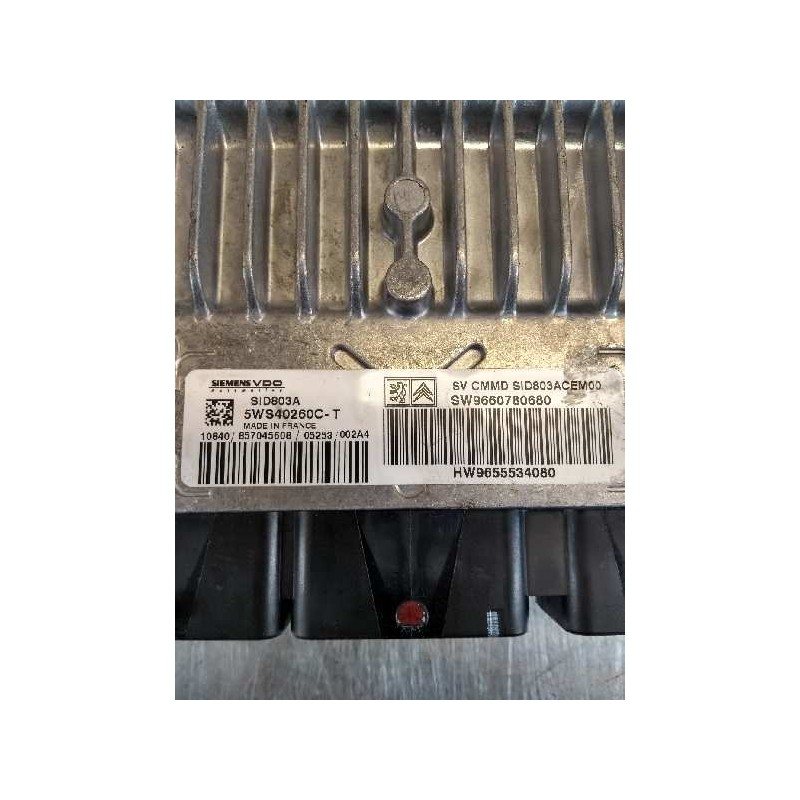 Recambio de centralita motor uce para citroen c5 berlina sx (e) referencia OEM IAM 5WS40260CT SW9660780680 HW9655534080 SID803A