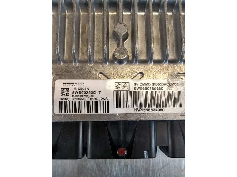 Recambio de centralita motor uce para citroen c5 berlina sx (e) referencia OEM IAM 5WS40260CT SW9660780680 HW9655534080 SID803A