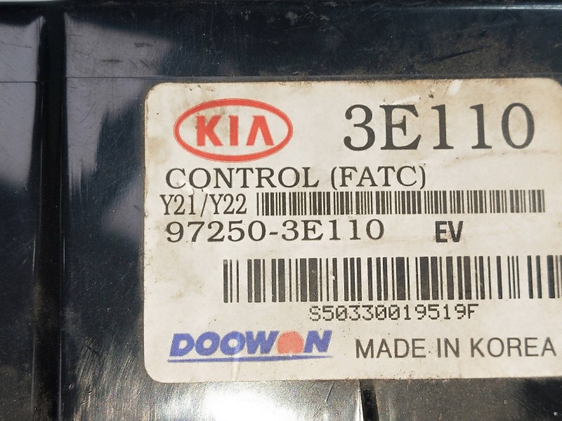 Recambio de mando calefaccion / aire acondicionado para kia sorento 2.5 crdi cat referencia OEM IAM 972503E110  
