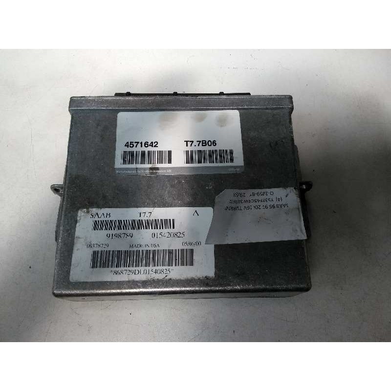 Recambio de centralita motor uce para saab 9-5 sedán 2.0 t e ecopower referencia OEM IAM 4571642 T77B06 9198789