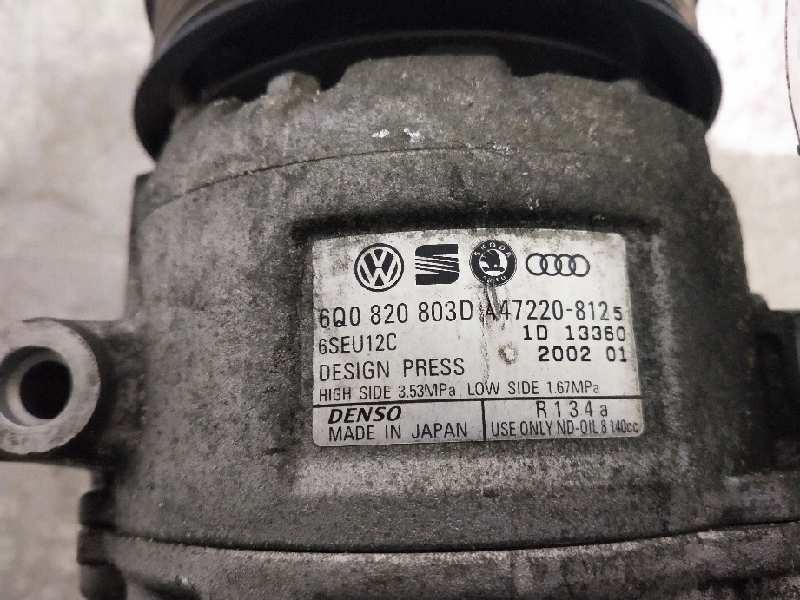 Recambio de compresor aire acondicionado para skoda fabia (6y2/6y3) comfort referencia OEM IAM 4472208125 6Q0820803D 6SEU12C
