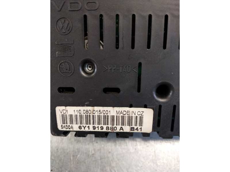 Recambio de cuadro instrumentos para skoda fabia (6y2/6y3) comfort referencia OEM IAM 110080015001 6Y1919880A 