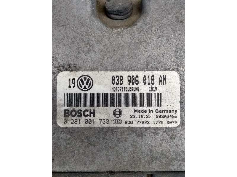 Recambio de centralita motor uce para volkswagen golf iv berlina (1j1) básico referencia OEM IAM 0281001733 038906018AN 