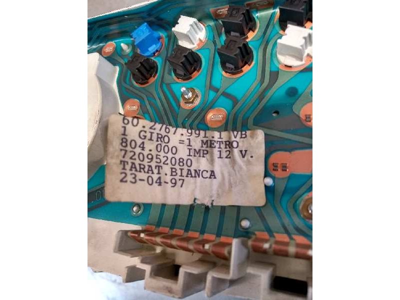 Recambio de cuadro instrumentos para lancia dedra berl. 1.9 turbodiesel cat referencia OEM IAM 720952080 6027679911 