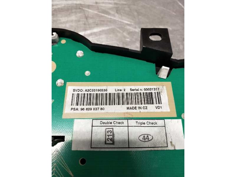 Recambio de cuadro instrumentos para peugeot 207 urban referencia OEM IAM 9662903780 A2C53190330 