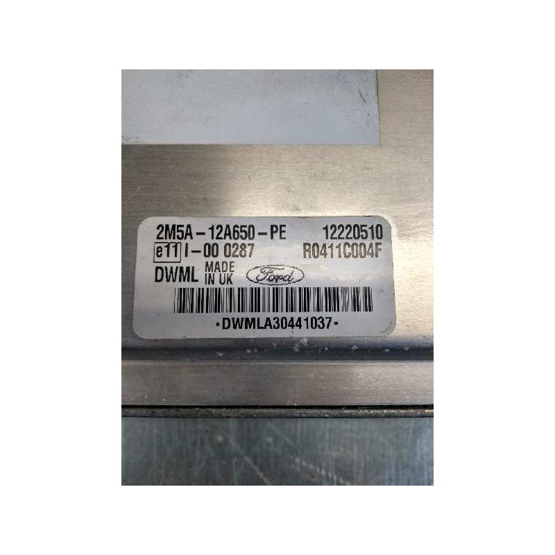 Recambio de centralita motor uce para ford focus berlina (cak) 1.8 tdci (3p) referencia OEM IAM R0411C004F 2M5A12A650PE 12220510