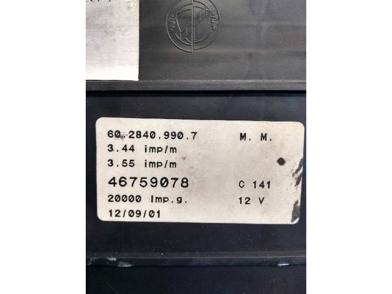 Recambio de cuadro instrumentos para lancia lybra berlina 2.0 20v cat referencia OEM IAM 46759078 6028409907 