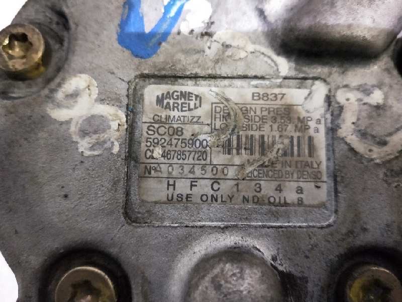 Recambio de compresor aire acondicionado para lancia lancia y cosmopolitan referencia OEM IAM 592475900 CL467857720 SC08 B837