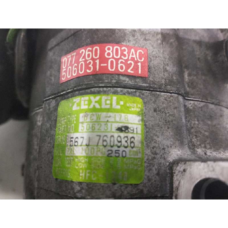 Recambio de compresor aire acondicionado para audi a8 (d2) 4.2 v8 32v referencia OEM IAM 077260803AC 5060310621 