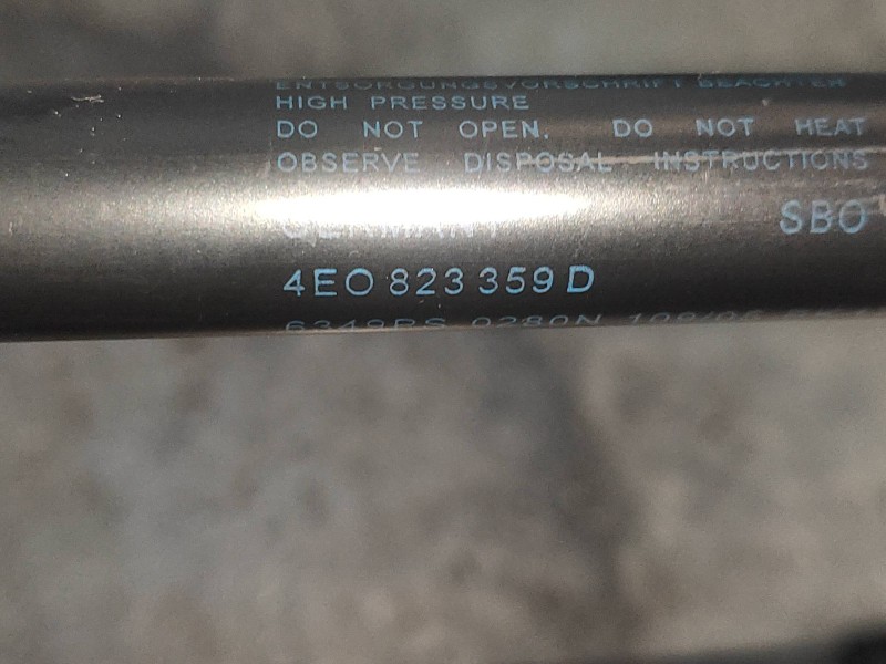 Recambio de amortiguadores capo para audi a8 (4e2) 4.2 quattro referencia OEM IAM 4E0823359D  