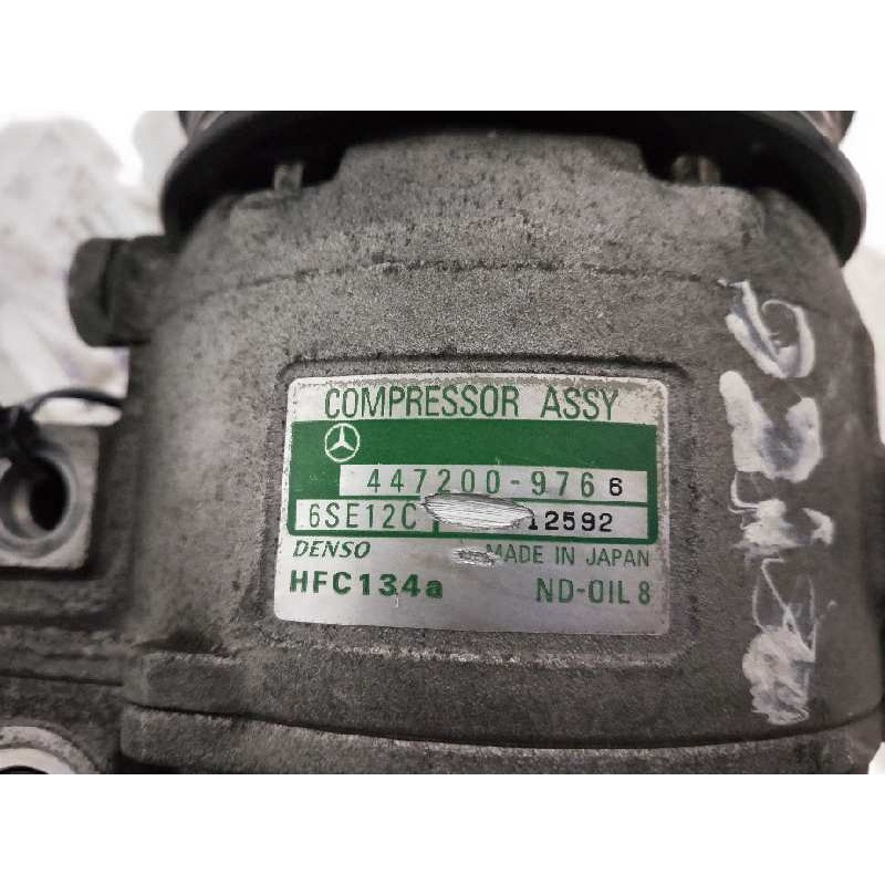 Recambio de compresor aire acondicionado para mercedes clase a (w168) 160 (168.033) referencia OEM IAM 4472009766 6SE12C 