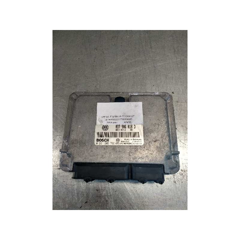 Recambio de centralita motor uce para volkswagen golf iii cabrio (1e7) 2.0 referencia OEM IAM 0261206760 037906018D M592