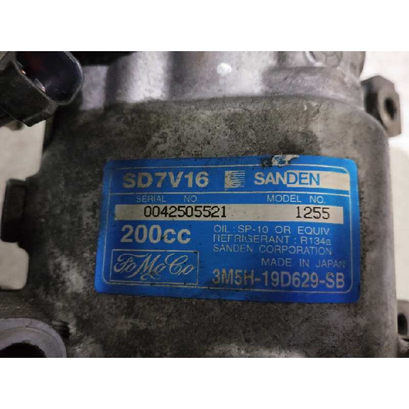 Recambio de compresor aire acondicionado para mazda 3 berlina (bk) 1.6 crdt active+ referencia OEM IAM SD7V161255 1255 3M5H19D65